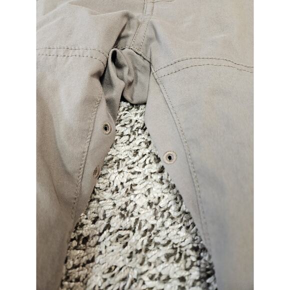 PrAna Zion Pants Mens Size 36 Beige Belted Nylon Stretch Hiking Vented - Picture 5 of 10